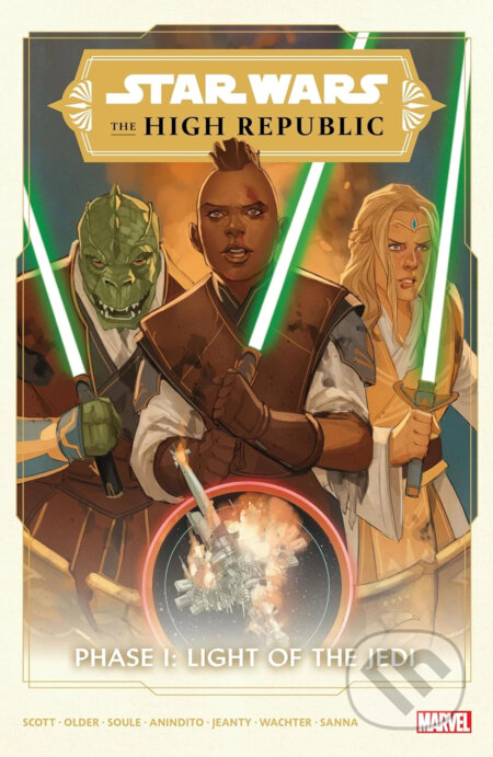Kniha: Star Wars: The High Republic Phase I Omnibus (Cavan Scott, Charles Soule a Daniel José Older). Marvel, 2023 Kniha: Star Wars: The High Republic Phase I Omnibus (Cavan Scott, Charles Soule a Daniel José Older). Marvel, 2023