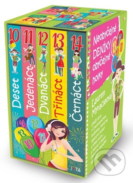 Kniha: Neobyčejné deníky obyčejné holky BOX 1-5 (Lauren Myracle). Jota, 2023 Kniha: Neobyčejné deníky obyčejné holky BOX 1-5 (Lauren Myracle). Jota, 2023
