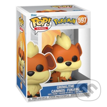 Funko POP Games: Pokémon - Growlith (Funko). Funko, 2023 Funko POP Games: Pokémon - Growlith (Funko). Funko, 2023