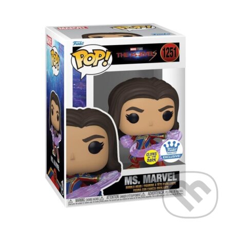 Funko POP: The Marvels - Ms. Marvel (exclusive limited edition GITD) (Funko). Funko, 2023 Funko POP: The Marvels - Ms. Marvel (exclusive limited edition GITD) (Funko). Funko, 2023