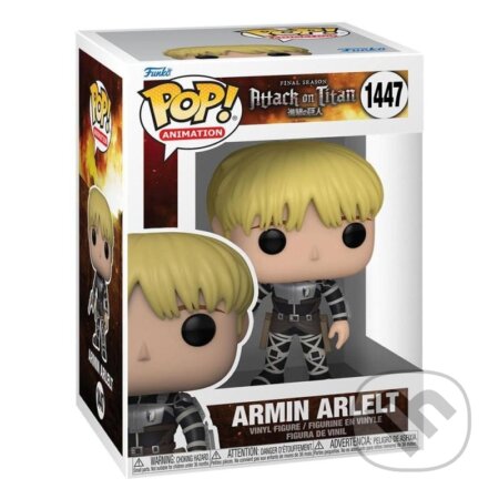 Funko POP Animation: Attack on Titan - Armin Arlert (Funko). Funko, 2023 Funko POP Animation: Attack on Titan - Armin Arlert (Funko). Funko, 2023