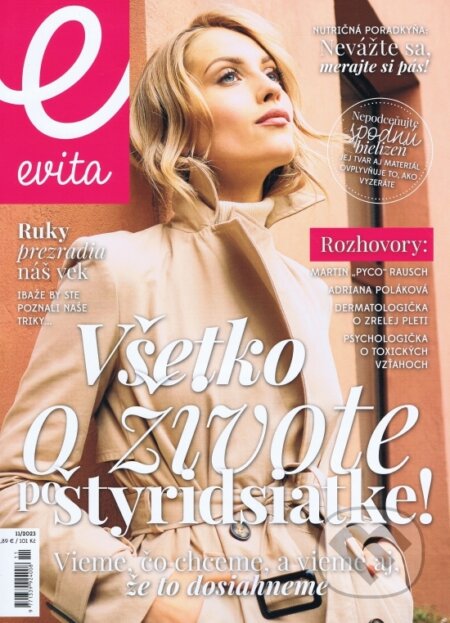 Evita magazín 11/2023 (MAFRA Slovakia). MAFRA Slovakia, 2023 Evita magazín 11/2023 (MAFRA Slovakia). MAFRA Slovakia, 2023