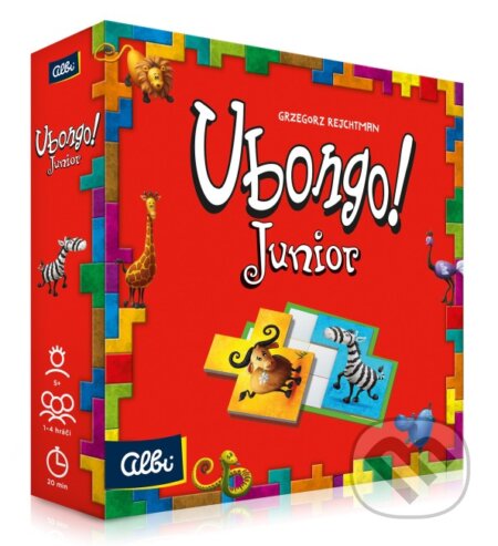 Spoločenská hra: Ubongo Junior (Grzegorz Rejchtman). Albi, 2023 Spoločenská hra: Ubongo Junior (Grzegorz Rejchtman). Albi, 2023