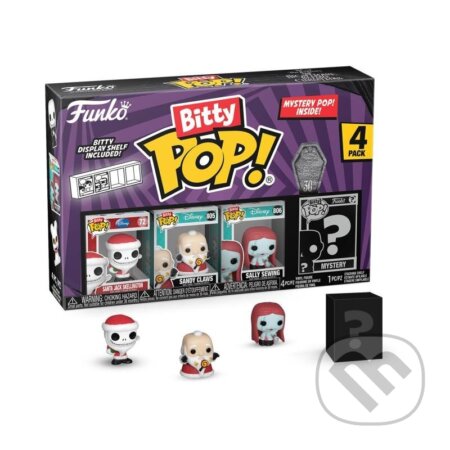 Funko Bitty POP: The Nightmare Before Christmas - Santa Jack (4pack) (Funko). Funko, 2023 Funko Bitty POP: The Nightmare Before Christmas - Santa Jack (4pack) (Funko). Funko, 2023