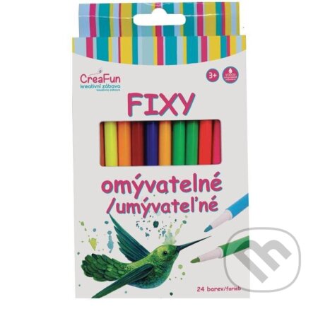 CreaFun Fixy omyvatelné - 24 barev (EPEE). EPEE, 2023 CreaFun Fixy omyvatelné - 24 barev (EPEE). EPEE, 2023