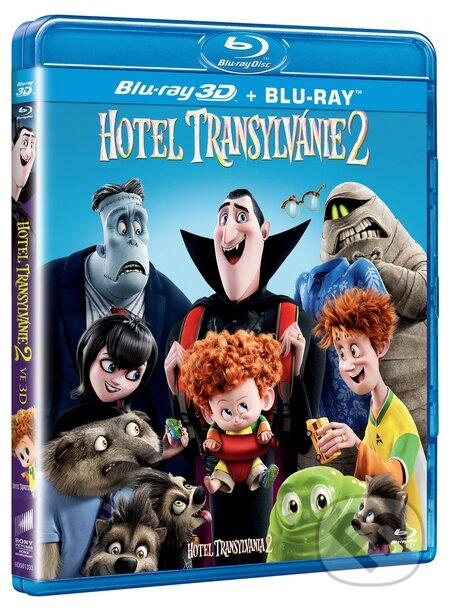 Film: Hotel Transylvánia 2 3D (Genndy Tartakovsky) (Blu-ray3D). Bonton Film, 2016 Film: Hotel Transylvánia 2 3D (Genndy Tartakovsky) (Blu-ray3D). Bonton Film, 2016