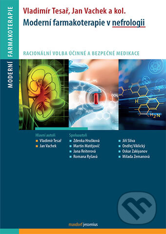 Kniha: Moderní farmakoterapie v nefrologii (Jan Vachek a Vladimír Tesař). Maxdorf, 2019 Kniha: Moderní farmakoterapie v nefrologii (Jan Vachek a Vladimír Tesař). Maxdorf, 2019