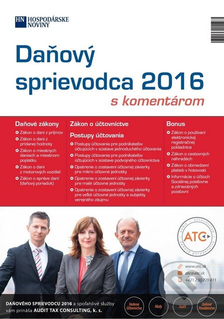 Kniha: Daňový sprievodca 2016 (Hospodárske noviny). Hospodárske noviny, 2016 Kniha: Daňový sprievodca 2016 (Hospodárske noviny). Hospodárske noviny, 2016
