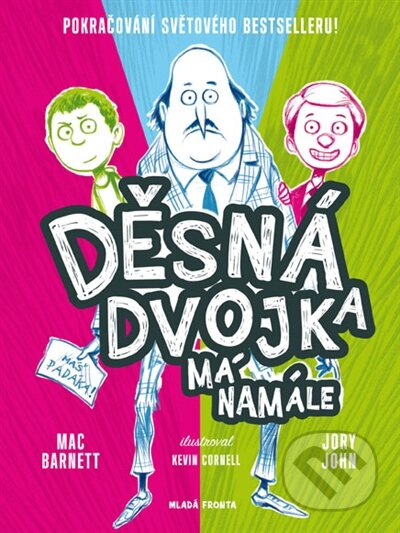 Kniha: Děsná dvojka 2 (Jory John a Mac Barnett). Mladá fronta, 2016 Kniha: Děsná dvojka 2 (Jory John a Mac Barnett). Mladá fronta, 2016