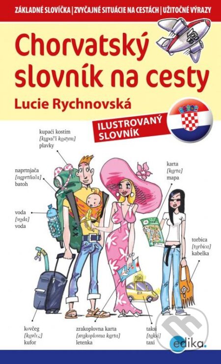 Chorvátsky slovník na cesty - Lucie Rychnovská, Aleš Čuma (ilustrácie), Edika, 2016