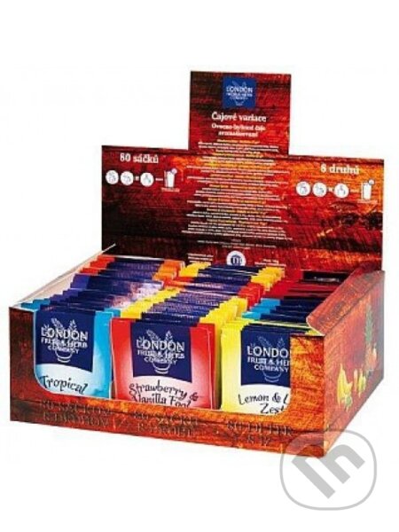 Kávy a čaje: 1228 London Decor drevo Display 8x10 sáčkov (Liran). Liran, 2023 Kávy a čaje: 1228 London Decor drevo Display 8x10 sáčkov (Liran). Liran, 2023