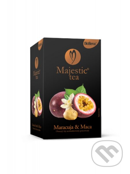 Kávy a čaje: Biogena Majestic Maracuja + Maca 20x2,5g (Biogena). Biogena, 2023 Kávy a čaje: Biogena Majestic Maracuja + Maca 20x2,5g (Biogena). Biogena, 2023