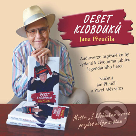 Audiokniha: Deset klobouků Jana Přeučila (Pavel Mészáros). Radioservis, 2023 Audiokniha: Deset klobouků Jana Přeučila (Pavel Mészáros). Radioservis, 2023