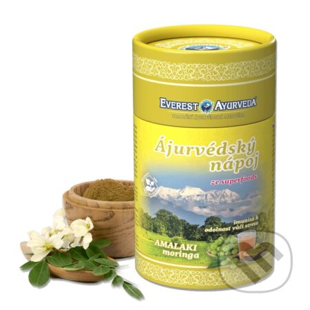 Kávy a čaje: Amalaki nápoj Moringa (Everest Ayurveda). Everest Ayurveda Kávy a čaje: Amalaki nápoj Moringa (Everest Ayurveda). Everest Ayurveda