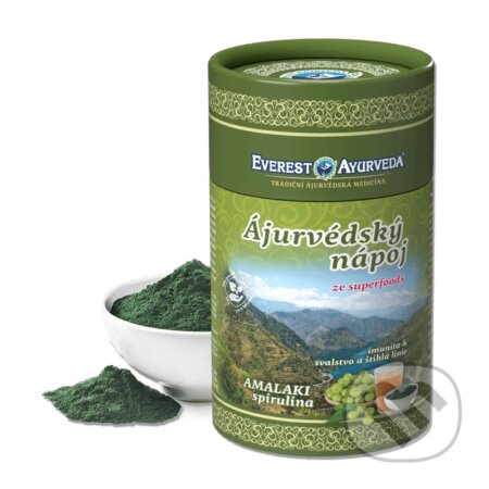 Kávy a čaje: Amalaki nápoj Spirulina (Everest Ayurveda). Everest Ayurveda Kávy a čaje: Amalaki nápoj Spirulina (Everest Ayurveda). Everest Ayurveda