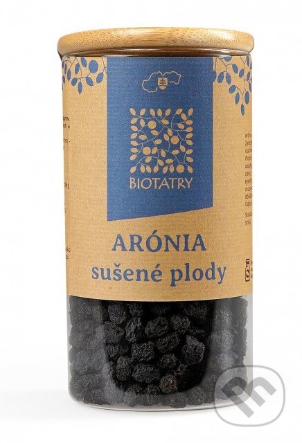 Kávy a čaje: Arónia - sušené plody (dóza) (Biotatry H&B). Biotatry H&B Kávy a čaje: Arónia - sušené plody (dóza) (Biotatry H&B). Biotatry H&B