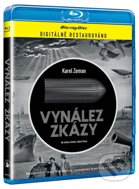 Film: Vynález zkázy (Karel Zeman) (Blu-ray). Magicbox, 2015 Film: Vynález zkázy (Karel Zeman) (Blu-ray). Magicbox, 2015