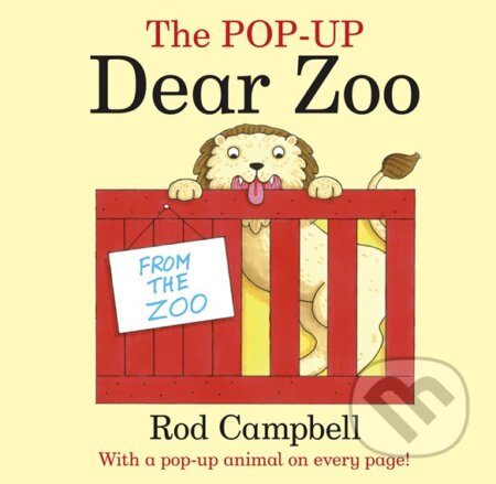 Kniha: The Pop-Up Dear Zoo (Rod Campbell). Pan Macmillan, 2023 Kniha: The Pop-Up Dear Zoo (Rod Campbell). Pan Macmillan, 2023