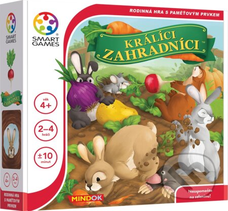 Společenská hra: SmartGames - Králíci Zahradníci (SmartGames). SmartGames, 2023 Společenská hra: SmartGames - Králíci Zahradníci (SmartGames). SmartGames, 2023