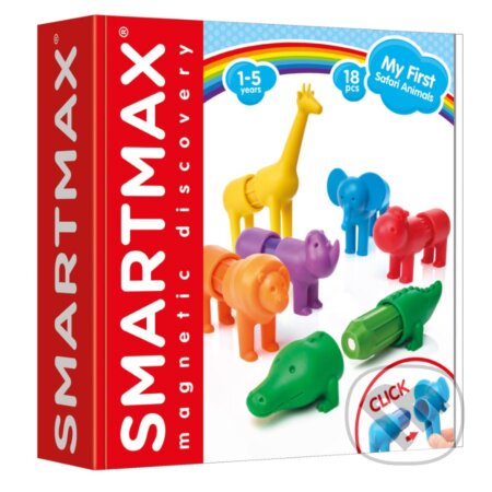 Spoločenská hra: SmartMax - Moje prvé Safari zvieratká - 18 ks (SmartMax). SmartMax, 2023 Spoločenská hra: SmartMax - Moje prvé Safari zvieratká - 18 ks (SmartMax). SmartMax, 2023