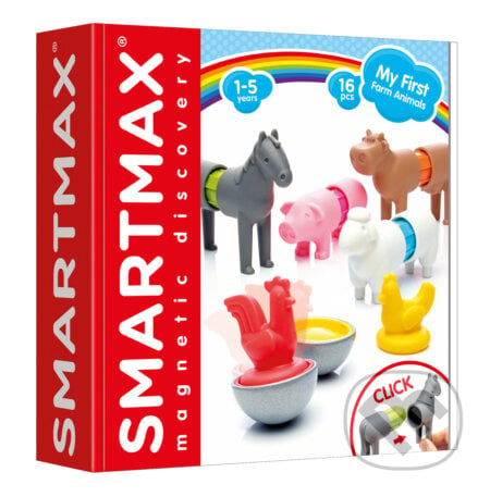 SmartMax - Moje prvé zvieratká z farmy - 16 ks, SmartMax, 2023