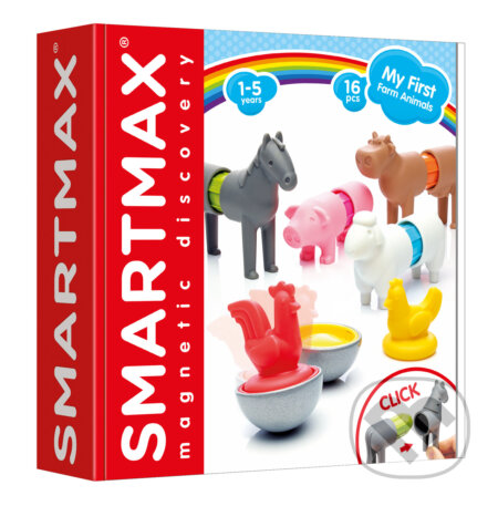 Spoločenská hra: SmartMax - Moje prvé zvieratká z farmy - 16 ks (SmartMax). SmartMax, 2023 Spoločenská hra: SmartMax - Moje prvé zvieratká z farmy - 16 ks (SmartMax). SmartMax, 2023
