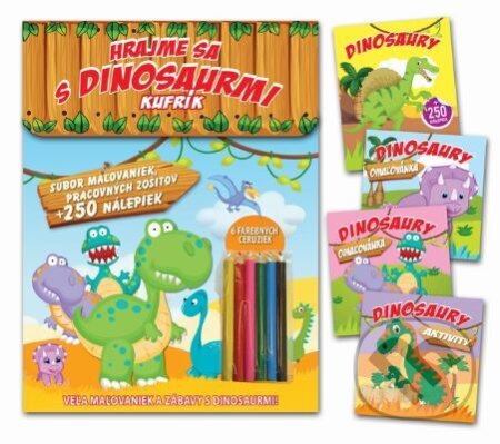 Kniha: Hrajme sa s dinosaurmi - kufrík (Foni book). Foni book, 2023 Kniha: Hrajme sa s dinosaurmi - kufrík (Foni book). Foni book, 2023