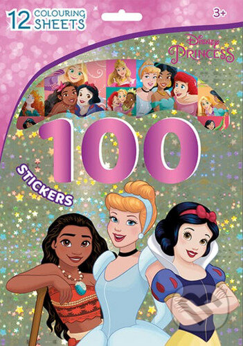 Kniha: 100 samolepek s omalovánkovými listy: Disney Princezny (Jiří Models). Jiří Models, 2023 Kniha: 100 samolepek s omalovánkovými listy: Disney Princezny (Jiří Models). Jiří Models, 2023