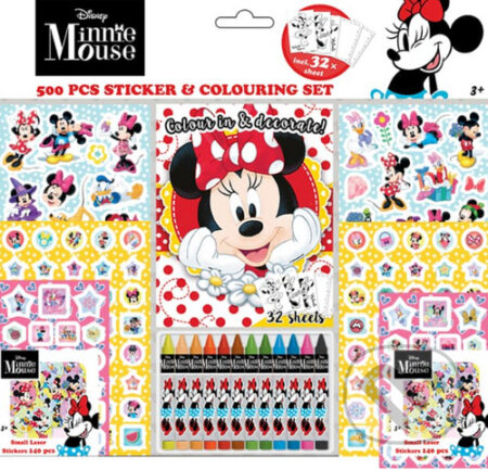 Kniha: Samolepkový set s omalovánkami a voskovkami: Minnie (Jiří Models). Jiří Models, 2023 Kniha: Samolepkový set s omalovánkami a voskovkami: Minnie (Jiří Models). Jiří Models, 2023