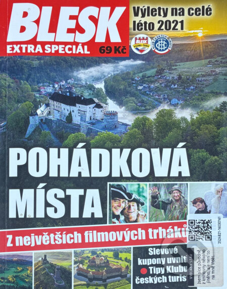 Kniha: Pohádková místa : z největších filmových trháků : výlety na celé léto 2021 (Michal Chytil a Nikola Staňková). , 2021 Kniha: Pohádková místa : z největších filmových trháků : výlety na celé léto 2021 (Michal Chytil a Nikola Staňková). , 2021