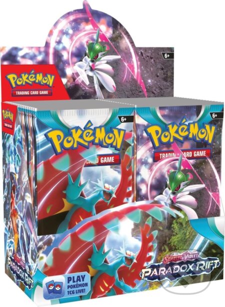 Spoločenská hra: Pokémon TCG: Scarlet & Violet 04 Paradox Rift - Booster (Pokemon). Pokemon, 2023 Spoločenská hra: Pokémon TCG: Scarlet & Violet 04 Paradox Rift - Booster (Pokemon). Pokemon, 2023