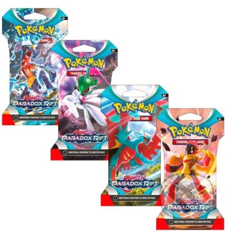 Spoločenská hra: Pokémon TCG: Scarlet & Violet 04 Paradox Rift - 1 Blister Booster (Pokemon). Pokemon, 2023 Spoločenská hra: Pokémon TCG: Scarlet & Violet 04 Paradox Rift - 1 Blister Booster (Pokemon). Pokemon, 2023