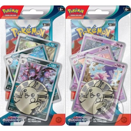 Spoločenská hra: Pokémon TCG: Scarlet & Violet 04 Paradox Rift - Premium Checklane Blister (Pokemon). Pokemon, 2023 Spoločenská hra: Pokémon TCG: Scarlet & Violet 04 Paradox Rift - Premium Checklane Blister (Pokemon). Pokemon, 2023