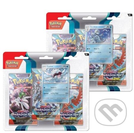Spoločenská hra: Pokémon TCG: Scarlet & Violet 04 Paradox Rift - 3 Blister Booster (Pokemon). Pokemon, 2023 Spoločenská hra: Pokémon TCG: Scarlet & Violet 04 Paradox Rift - 3 Blister Booster (Pokemon). Pokemon, 2023