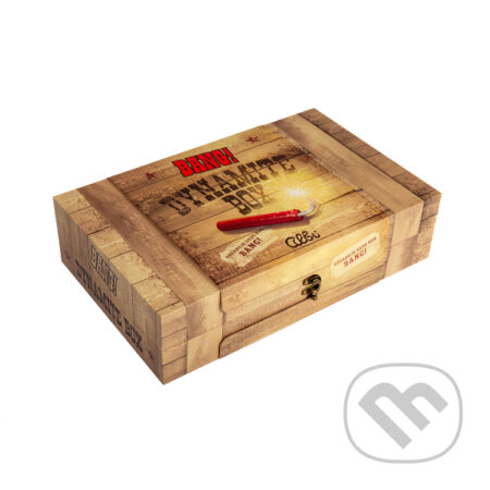 Společenská hra: Bang! Dynamite Box - základní hra + 8 rozšíření + extra komponenty (Albi). Albi, 2023 Společenská hra: Bang! Dynamite Box - základní hra + 8 rozšíření + extra komponenty (Albi). Albi, 2023