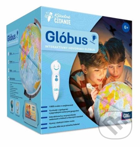 Spoločenská hra: Kúzelné čítanie: Interaktívny hovoriaci glóbus (Albi). Albi, 2023 Spoločenská hra: Kúzelné čítanie: Interaktívny hovoriaci glóbus (Albi). Albi, 2023