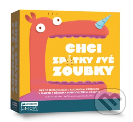 Společenská hra: Chci zpátky své zoubky (Elan Lee). Blackfire, 2023 Společenská hra: Chci zpátky své zoubky (Elan Lee). Blackfire, 2023