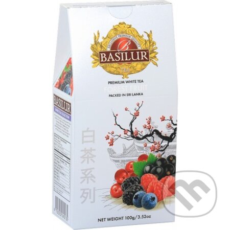 Kávy a čaje: BASILUR- White Tea Forest Fruit 100g (Bio - Racio). Bio - Racio, 2023 Kávy a čaje: BASILUR- White Tea Forest Fruit 100g (Bio - Racio). Bio - Racio, 2023