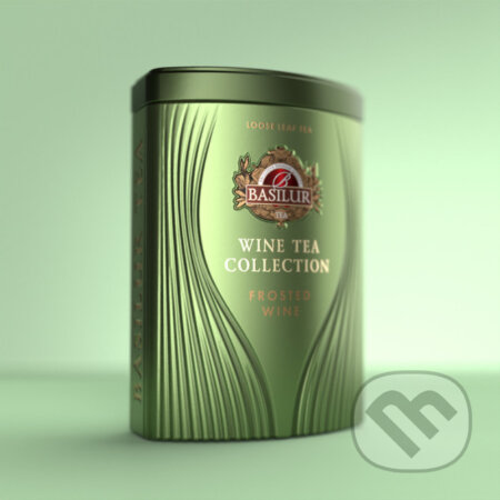 Kávy a čaje: BASILUR Wine Tea Frosted Wine plech 75g (Bio - Racio). Bio - Racio, 2023 Kávy a čaje: BASILUR Wine Tea Frosted Wine plech 75g (Bio - Racio). Bio - Racio, 2023