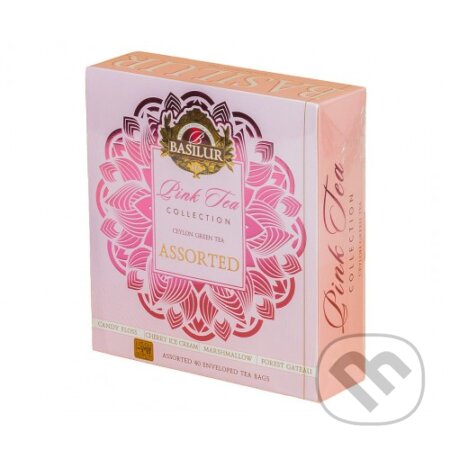 Kávy a čaje: BASILUR Gift Pink Tea Assorted 40ks (Bio - Racio). Bio - Racio, 2023 Kávy a čaje: BASILUR Gift Pink Tea Assorted 40ks (Bio - Racio). Bio - Racio, 2023