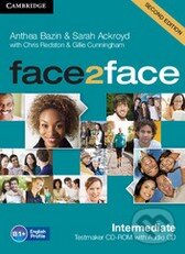 Audiokniha: Face2Face: Intermediate - Testmaker CD-ROM and Audio CD (Anthea Bazin, Chris Redston, Gillie Cunningham a Sarah Ackroyd). Cambridge University Press, 2013 Audiokniha: Face2Face: Intermediate - Testmaker CD-ROM and Audio CD (Anthea Bazin, Chris Redston, Gillie Cunningham a Sarah Ackroyd). Cambridge University Press, 2013