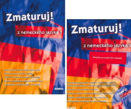 Kniha: Zmaturuj z nemeckého jazyka 1+2 (Šárka Mejzlíková a Zuzana Raděvová). Didaktis Kniha: Zmaturuj z nemeckého jazyka 1+2 (Šárka Mejzlíková a Zuzana Raděvová). Didaktis