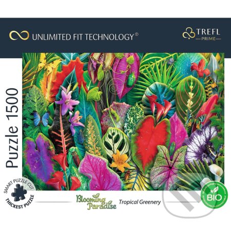 Puzzle: Trefl Puzzle 1500 UFT - Tropická zeleň (Trefl). Trefl, 2023 Puzzle: Trefl Puzzle 1500 UFT - Tropická zeleň (Trefl). Trefl, 2023