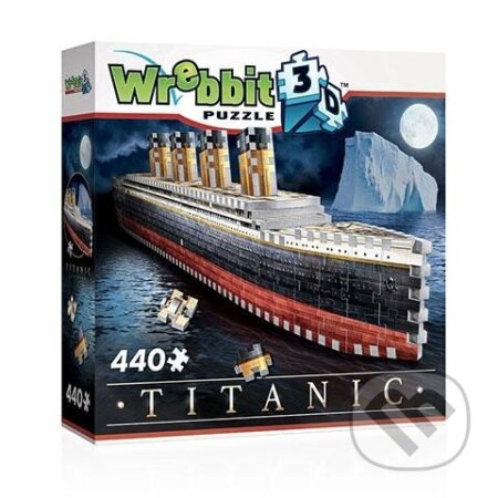 Puzzle: Puzzle 3D Titanic (Wrebbit - MB). Wrebbit - MB, 2023 Puzzle: Puzzle 3D Titanic (Wrebbit - MB). Wrebbit - MB, 2023
