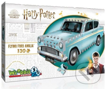 Puzzle: Puzzle 3D Harry Potter: Ford Anglia (Wrebbit - MB). Wrebbit - MB, 2023 Puzzle: Puzzle 3D Harry Potter: Ford Anglia (Wrebbit - MB). Wrebbit - MB, 2023