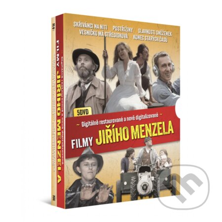 Film: Kolekce filmů Jiřího Menzela (Jiří Menzel) (DVD). Hudobné albumy, 2023 Film: Kolekce filmů Jiřího Menzela (Jiří Menzel) (DVD). Hudobné albumy, 2023