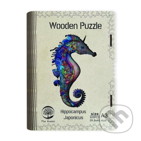 Puzzle: Dřěvěné puzzle/Mořský koník A3 svítící (EPEE). EPEE, 2023 Puzzle: Dřěvěné puzzle/Mořský koník A3 svítící (EPEE). EPEE, 2023