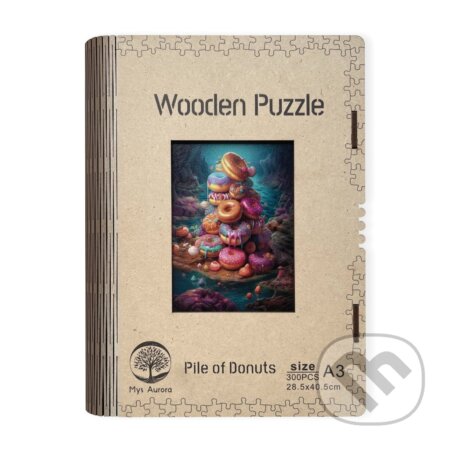 Puzzle: Dřěvěné puzzle/Hromada donutů A3 svítící (EPEE). EPEE, 2023 Puzzle: Dřěvěné puzzle/Hromada donutů A3 svítící (EPEE). EPEE, 2023