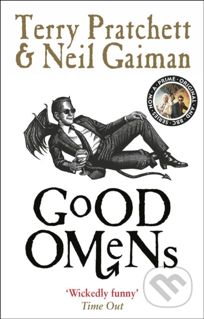 Kniha: Good Omens (Neil Gaiman a Terry Pratchett). Corgi Books, 2014 Kniha: Good Omens (Neil Gaiman a Terry Pratchett). Corgi Books, 2014