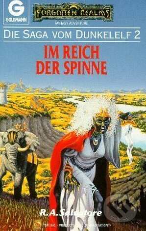 Kniha: Im Reich der Spinne (R.A. Salvatore). Goldmann Verlag, 1992 Kniha: Im Reich der Spinne (R.A. Salvatore). Goldmann Verlag, 1992